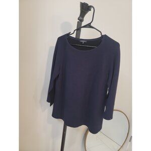 Lafayette 148 New York Navy Sweater